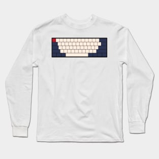 Mechanical Keyboard - Red Bull F1 Team Colour Scheme Long Sleeve T-Shirt